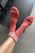 Load image into Gallery viewer, Girlfriend Socks Terracotta
