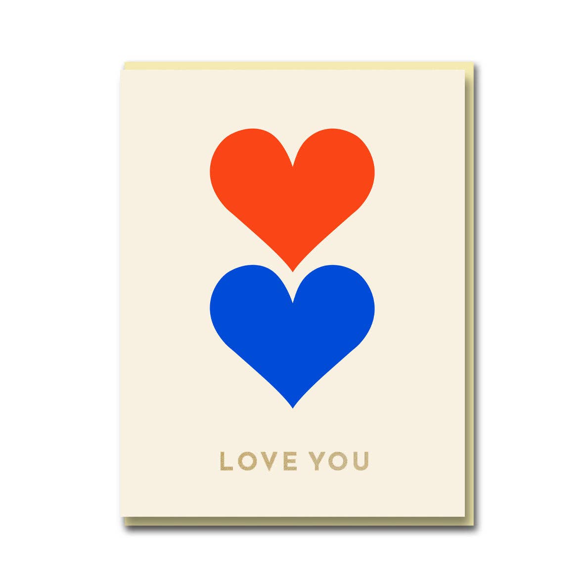 Love You Hearts Greeting Card