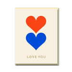 Load image into Gallery viewer, Love You Hearts Greeting Card
