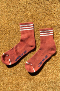 Girlfriend Socks Terracotta