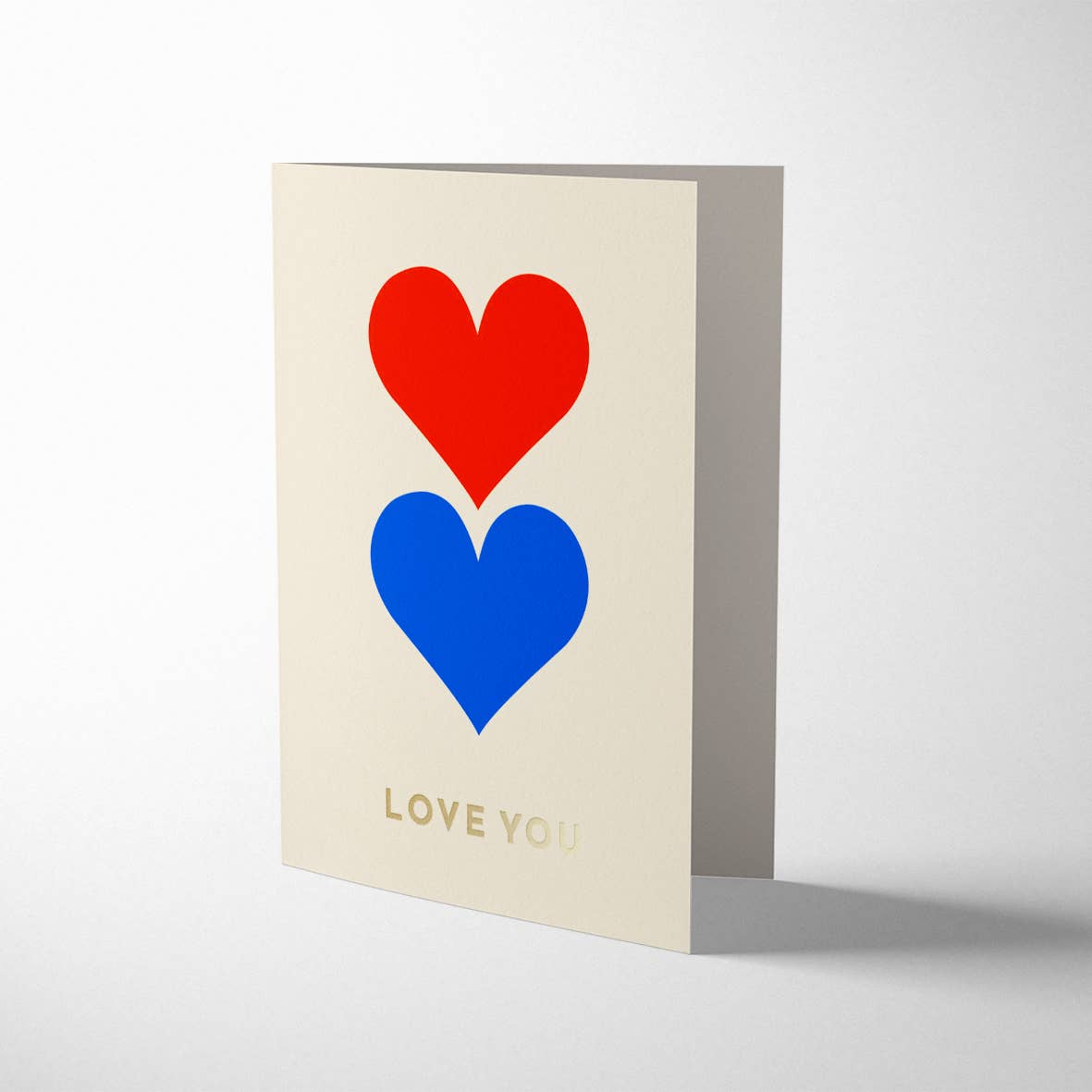 Love You Hearts Greeting Card