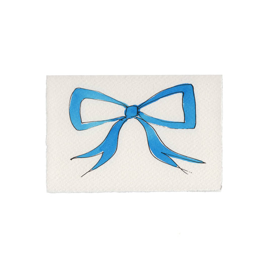 Bow Card: Blue