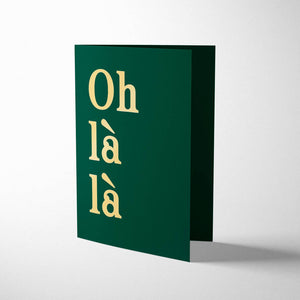 Oh Là Là Greeting Card