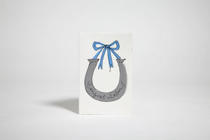 Lucky Horseshoe Congratulations Card