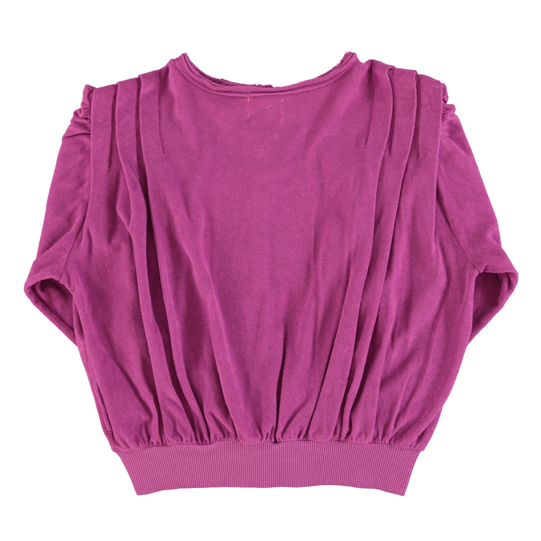 Fuchsia Towelling Cardigan