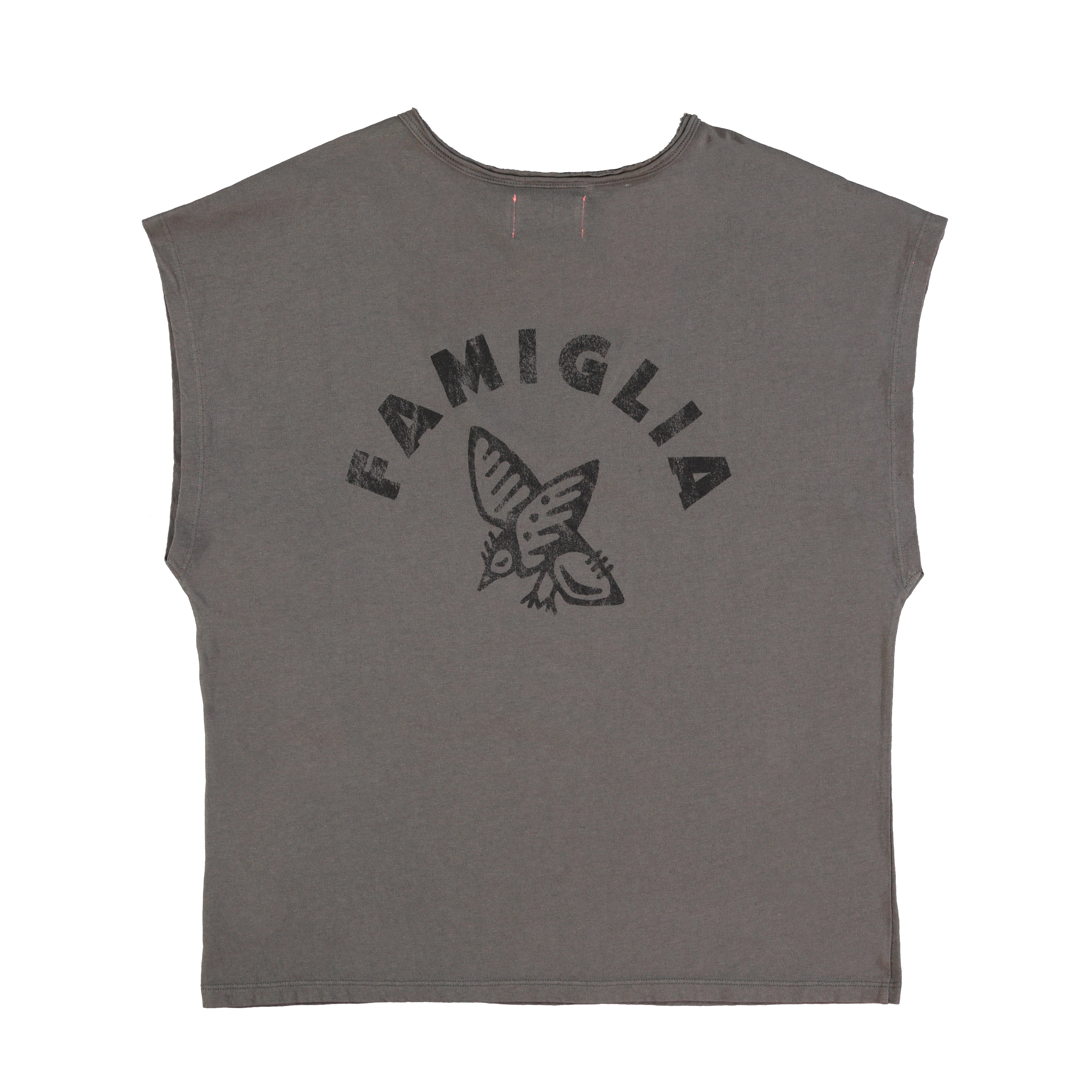 Famiglia Grey Print t-shirt