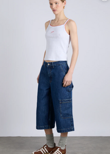 Iza Denim Culottes