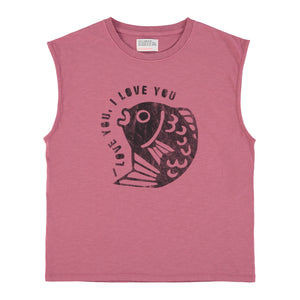 Fish Print t- Shirt