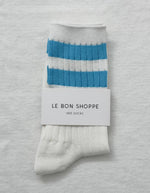 Load image into Gallery viewer, Her Socks Varsity Blue Stripe
