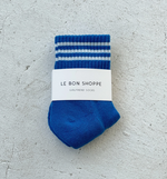 Load image into Gallery viewer, Royal Blue Girlfriend Socks
