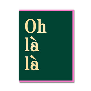 Oh Là Là Greeting Card