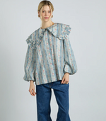 Load image into Gallery viewer, Lois Double Collar Blouse
