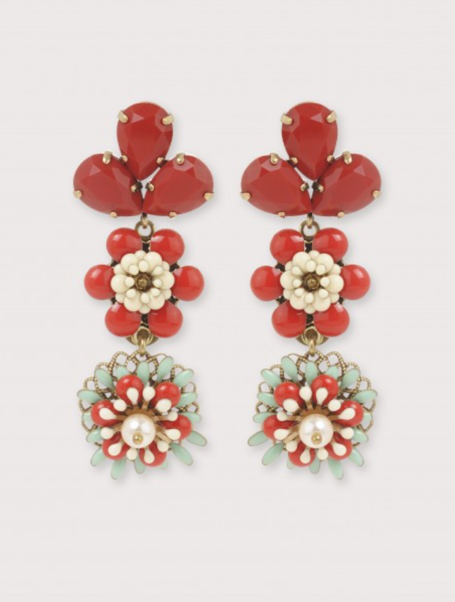 Camelia Clover Earrings