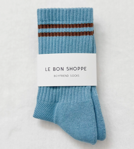 Powder Blue Boyfriend Socks