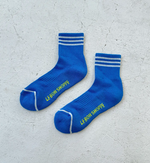 Load image into Gallery viewer, Royal Blue Girlfriend Socks
