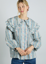 Load image into Gallery viewer, Lois Double Collar Blouse
