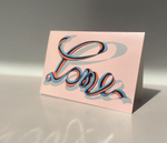 Load image into Gallery viewer, Ribbon LOVE Card
