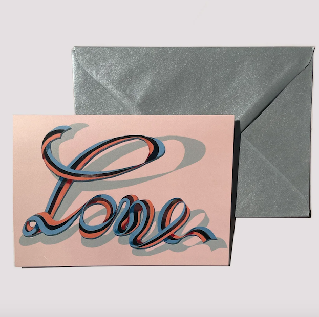 Ribbon LOVE Card