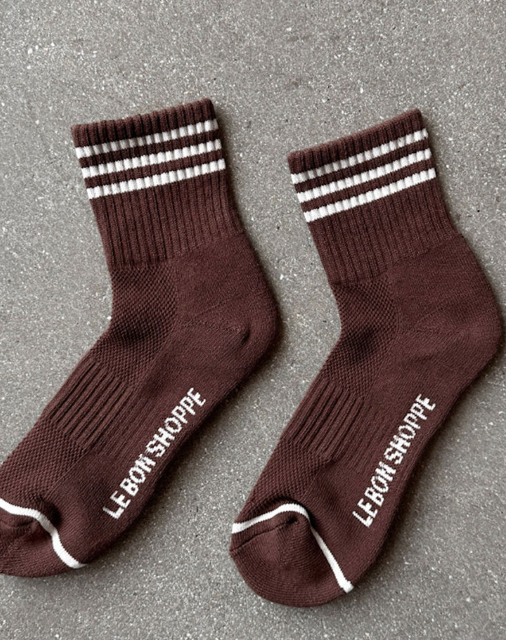 Girlfriend Socks Mahoganny