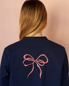 Cherry Bow Embroidered Jacket