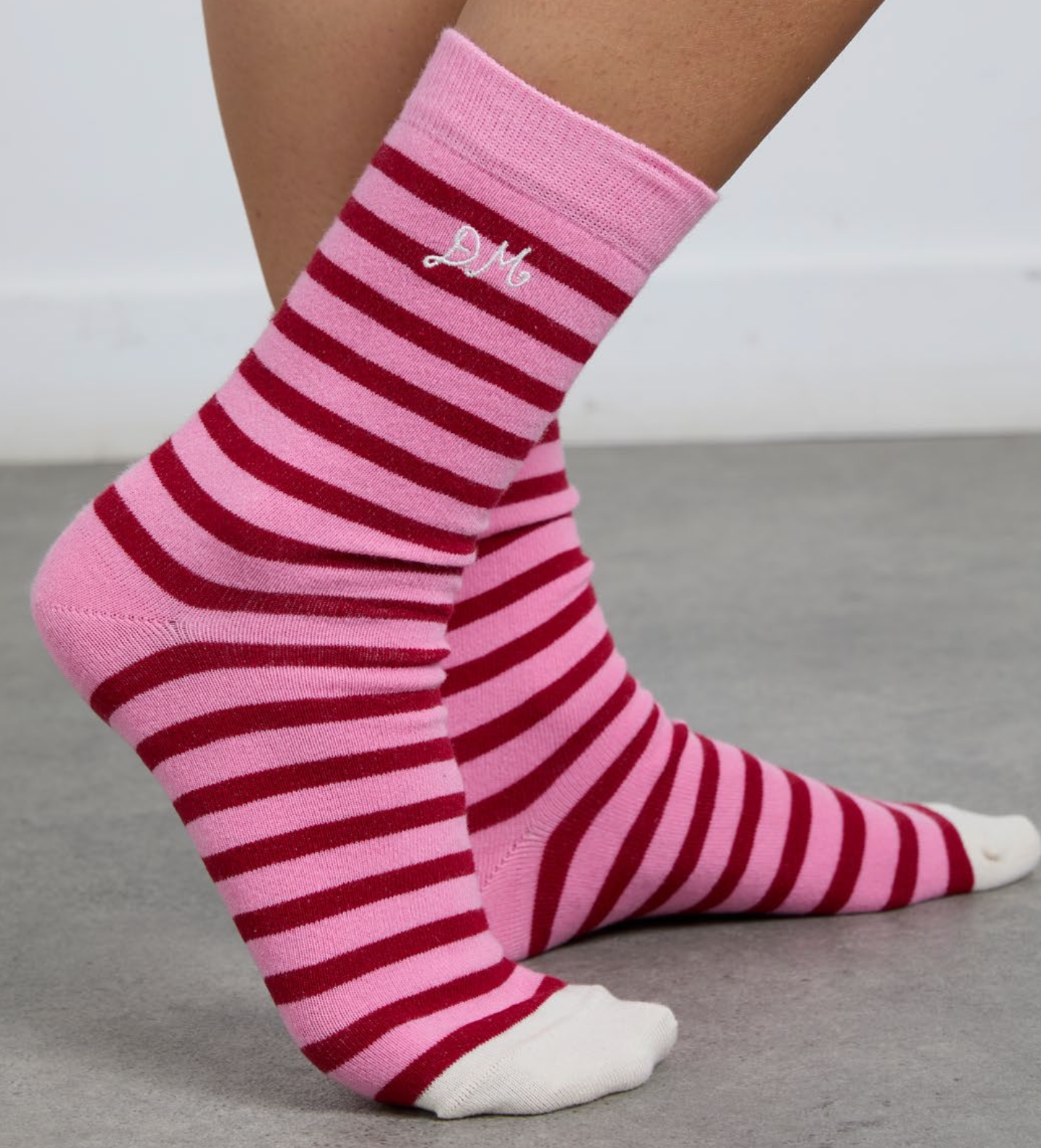 Pink Damson Madder Socks