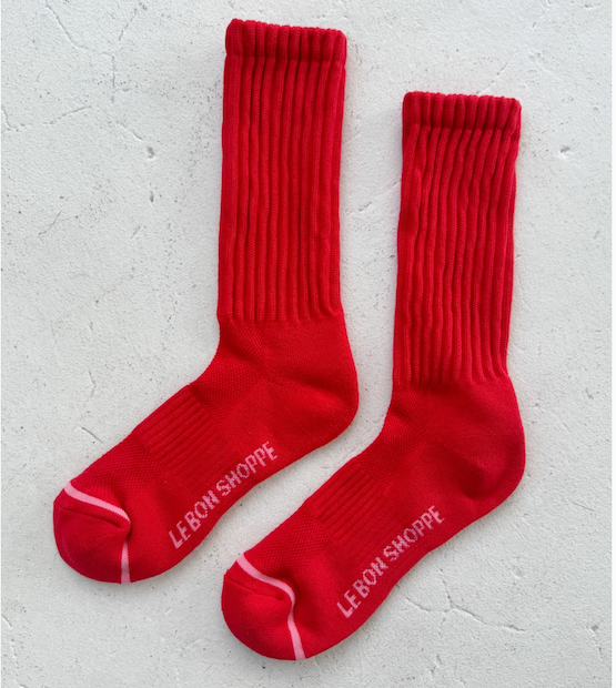 Ballet Socks Red