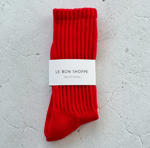 Ballet Socks Red