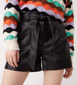 Load image into Gallery viewer, Tie Front Faux Shorts
