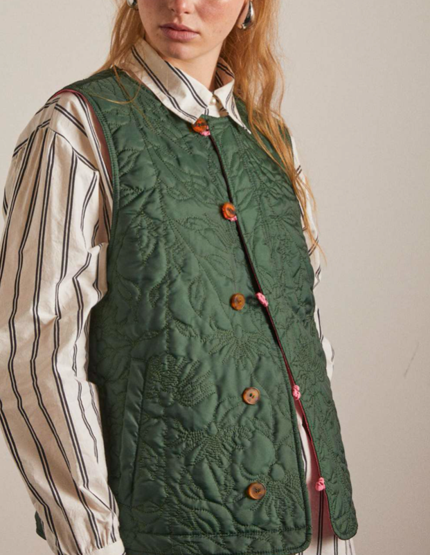 Reversible Quilted Gillet