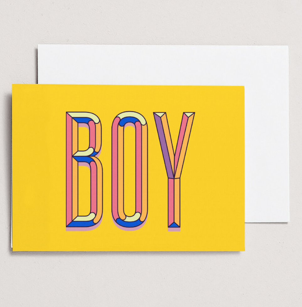 BOY GREETING CARD