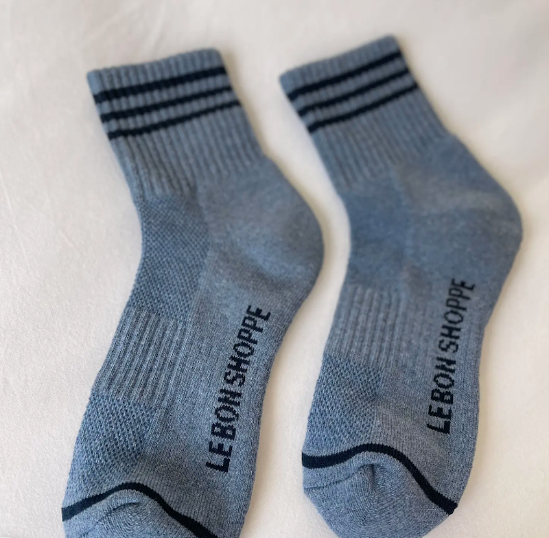 Girlfriend Socks Indigo