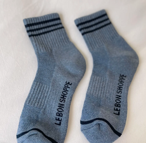 Girlfriend Socks Indigo