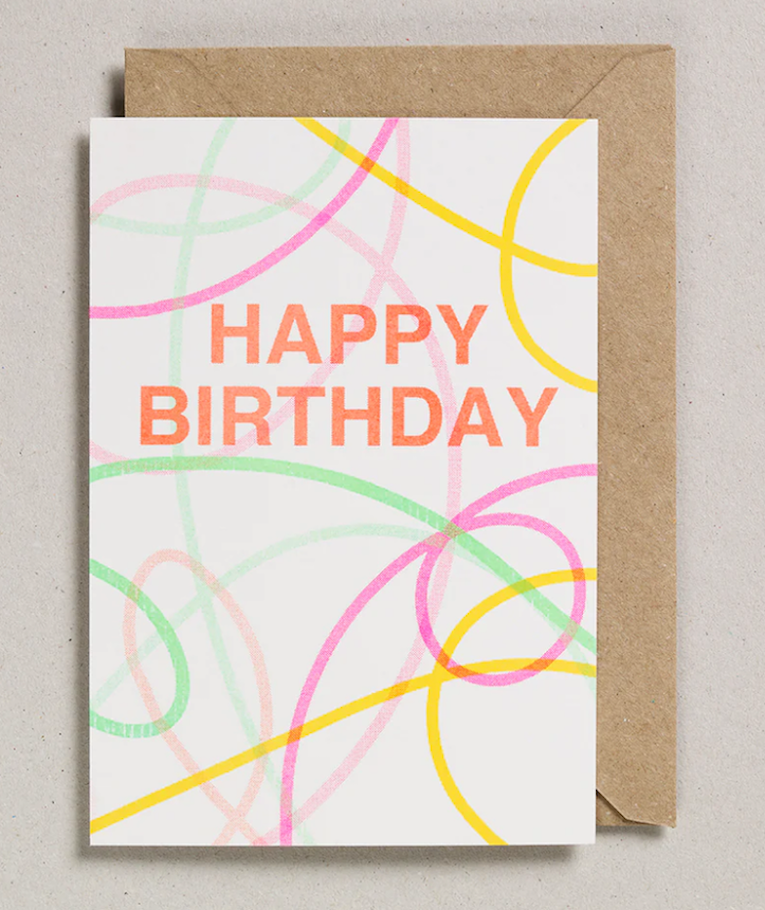 Squiggles Birthday Card – MARGAUX